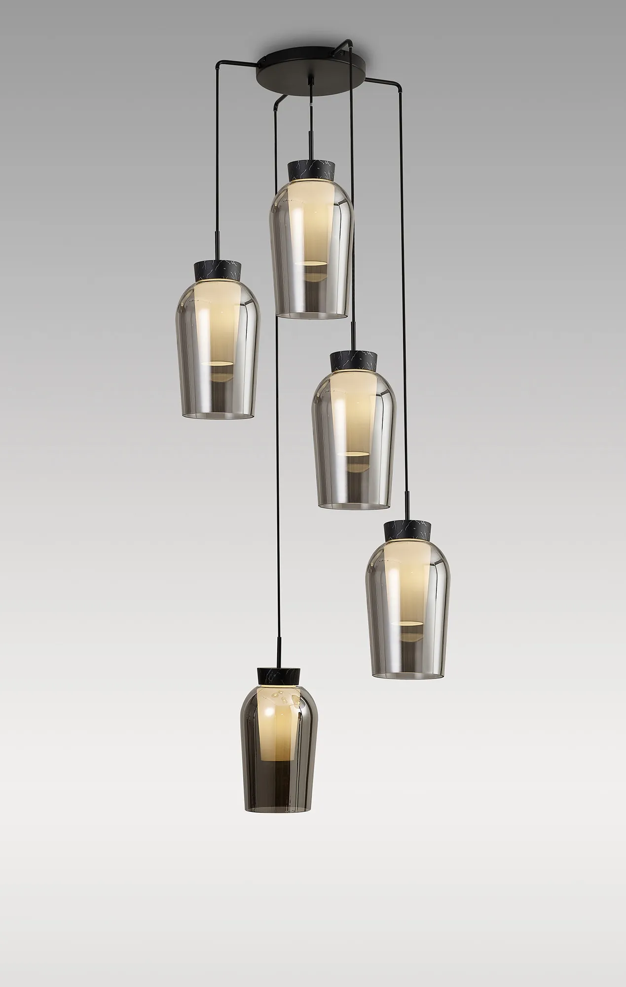 Nora Black Ceiling Lights Mantra Multiple Pendant Nora Black Ceiling Lights Mantra Multiple Pendant